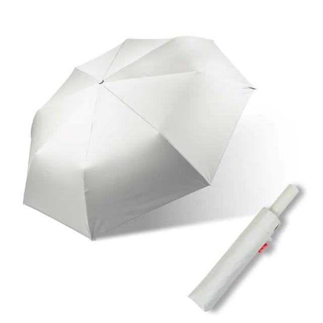【雨傘王】BigRed 安全感DARK 折疊傘 黑膠 自動傘 分段收 抗UV 降溫 防曬 多人撐(終身免費維修*)