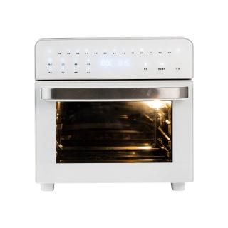 【SANSUI 山水】15L旋風溫控智能氣炸烤箱 標配組 (SAF-588)氣炸鍋/吐司機/果乾機/大容量/安全斷電/父親節