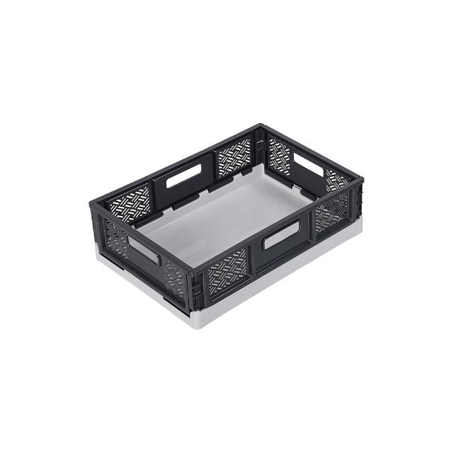 【KEYWAY 聯府】吉恩萬用摺疊籃2大2小-4入組(堆疊收納 折疊收藏 置物籃 MIT台灣製造)