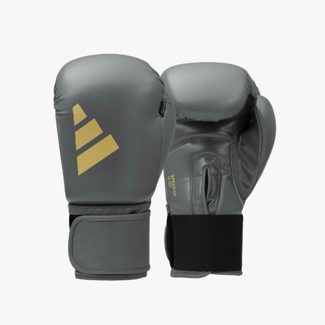 【adidas 愛迪達】SPEED 50 速度型耐擊打拳擊手套 一對(拳擊 泰拳 格鬥 搏擊 拳套 健身 有氧)