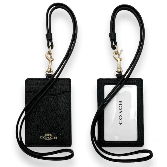 【COACH】識別證 掛帶 票卡夾 多色可挑 PVC 防刮皮革 證件套(CZ285 57311 63274)