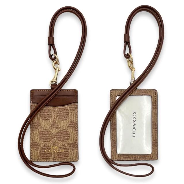 【COACH】識別證 掛帶 票卡夾 多色可挑 PVC 防刮皮革 證件套(CZ285 57311 63274)