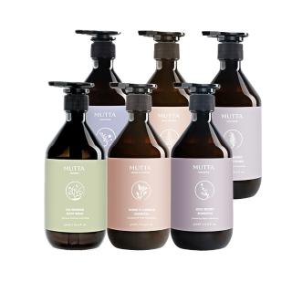 【MUTTA 沐塔】洗髮精/潤髮乳/沐浴乳500mlx2入組(豐盈修護/純淨控油/極潤亮澤/草本/淨痘舒敏/嫩白)