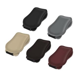 12181049 OL 【Ample car】磁吸式汽車遮陽板眼鏡架-2入組(車用眼鏡夾 太陽鏡收納 卡片票據夾 車用收納)