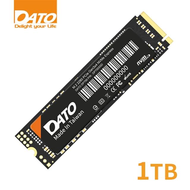 DATO 達多】DP700 1TB M.2 2280 PCIe Gen3x4 SSD 固態硬碟(最高達讀