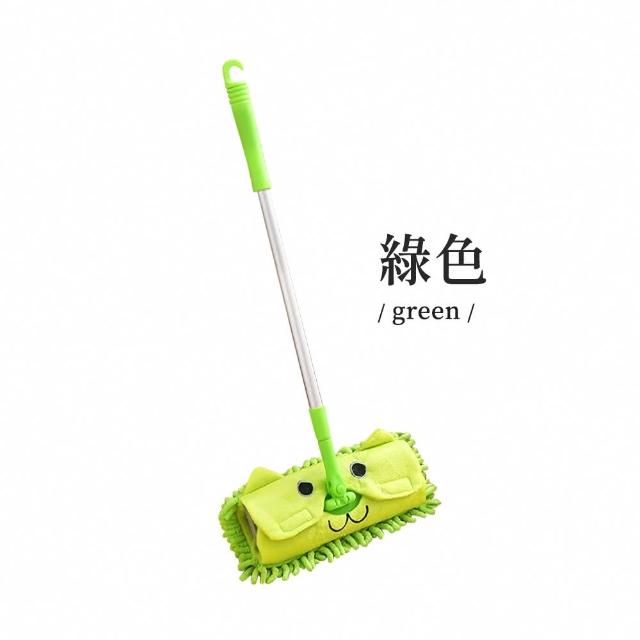 【E.dot】乾溼兩用雪尼爾伸縮旋轉拖把