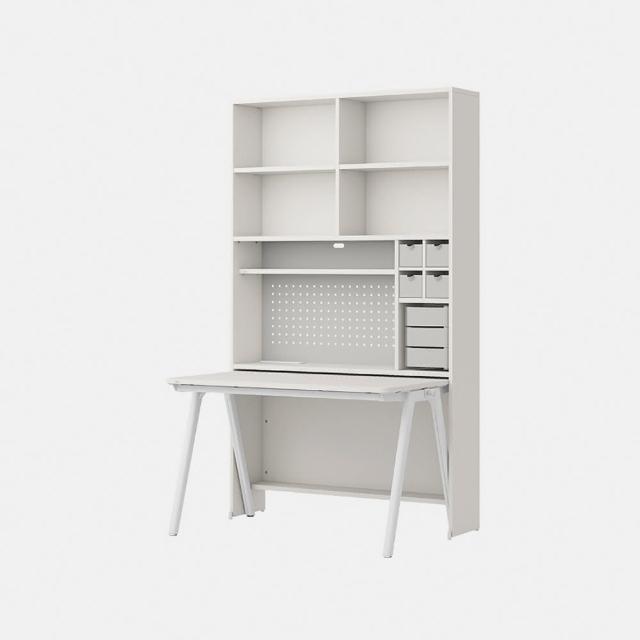 【iloom 怡倫家居】ROY 1200型6層收納書桌組(書桌 桌子 電腦桌 工作桌 兒童書桌 學生書桌 辦公桌)