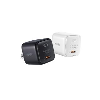 12261913 OL 【AUKEY】AUKEY Omnia II Mini 30W(PA-B1L)Type-C 氮化鎵 PD快充充電器(專為iPhone 15而生)