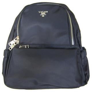 【Volee】真皮包包  後背包小型容量輕巧可8吋平板進口專櫃超輕量防水水晶布+100%牛皮革材 