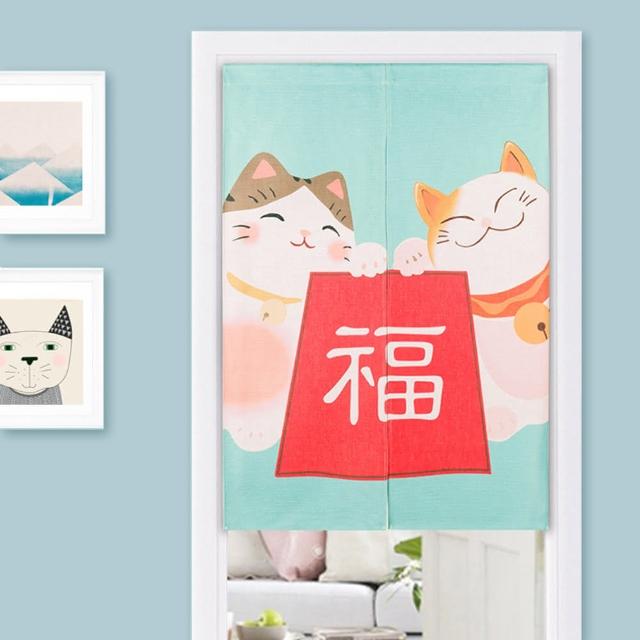 【半島良品】贈門簾桿/簡約北歐風長版棉麻門簾(風水簾 窗簾 掛簾 裝飾)