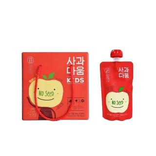 【韓味不二】韓國原裝100%蘋果汁120ml*10入禮盒X1盒(送禮推薦/節日禮盒/春節禮盒/端午)