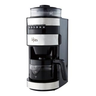 12318460 OL 【Hiles】全自動研磨美式咖啡機 HE-501 獨家新款(自動咖啡機 研磨咖啡機 磨豆機 研磨機 美式咖啡機)