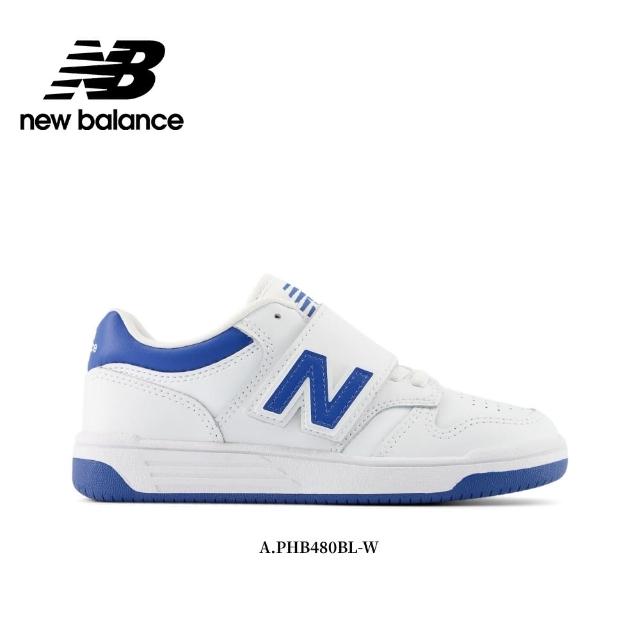 【NEW BALANCE】NB 童鞋 中童_男童/女童_PHB480BL-W(480系列)(4-8歲)
