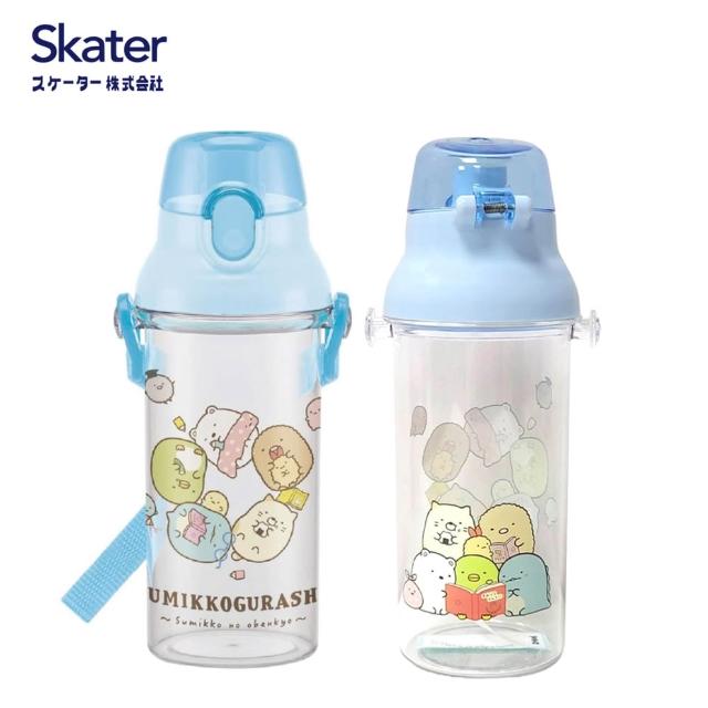 【Skater】兒童透明直飲水壺(可愛圖案 直飲水壺 480ml)