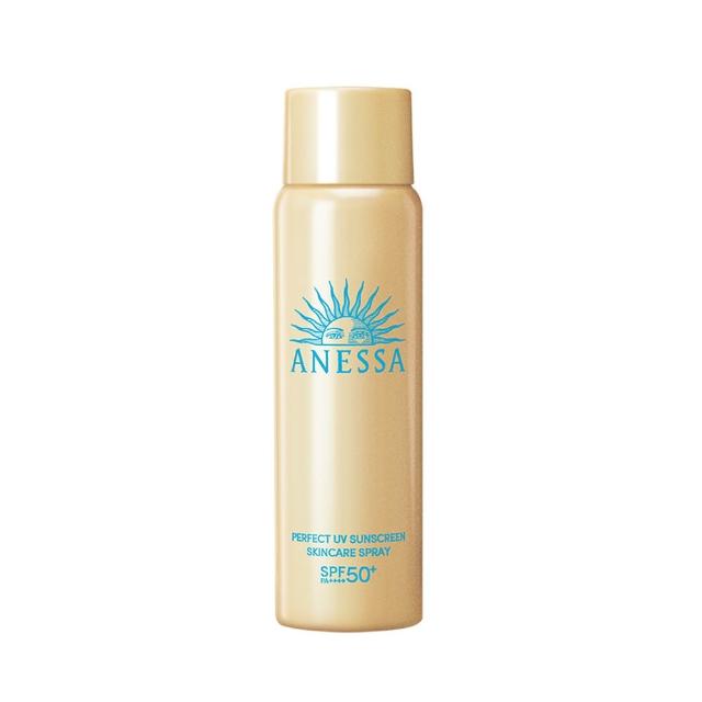 【ANESSA 安耐曬】金鑽高效防曬全面防護組(金鑽露60ml+噴霧60g)