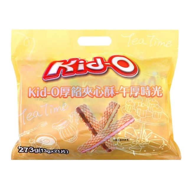 【Kid-o】三明治餅乾綜合風味歡樂包/奶油風味歡喜包/綜合厚餡夾心酥-午厚時光(612g/273g) 兩入組