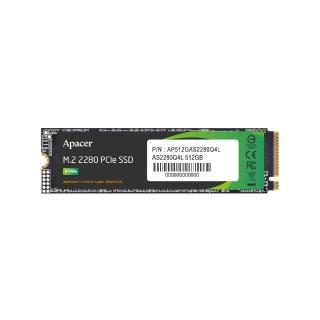 【Apacer 宇瞻】AS2280Q4L M.2 PCIe 512GB Gen4x4 固態硬碟