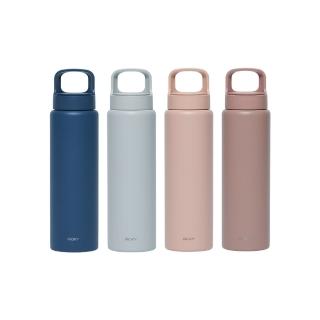 【WOKY 沃廚】輕芯鈦瓷提手運動保溫瓶850ml(運動水壺)