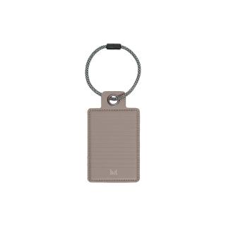 【MONOCOZZI】皮革式行李牌-大象灰(登機牌 識別掛牌 行李吊牌 旅行吊牌 行李標籤 託運吊牌)