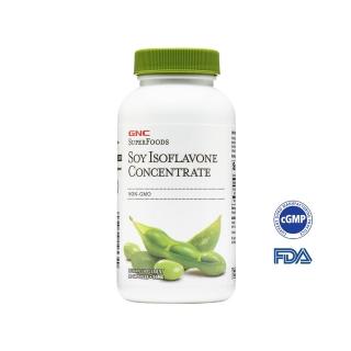 【GNC 健安喜】大豆異黃酮膠囊食品 90粒/瓶(植物性雌激素/幫助入睡/更年期保養/熟齡/非基改/美國原裝)