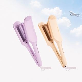 【MUNICHI 沐尼黑】36MM 國際電壓負離子水波紋蛋捲夾(MR.36MM)雙電壓/波浪夾/旅行/智能斷電/雙11