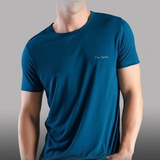 【pierre cardin 皮爾卡登】舒適涼感木醣醇圓領衫(3件組 隨機取色 PS730)