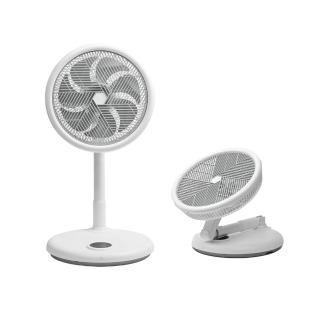 【POIEMA】Fan 全域扇/2合1風扇/循環扇/摺疊扇(DC變頻馬達/靜音美型/APP智慧遙控/9段高度調整)