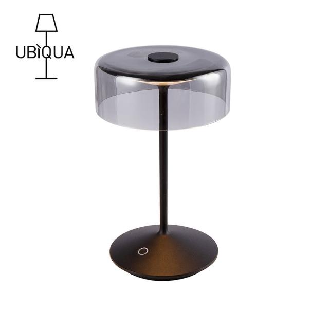 【義大利UBIQUA】Crystal 時尚雅緻風USB充電式檯燈-多色可選(觸控檯燈/USB檯燈/護眼檯燈)