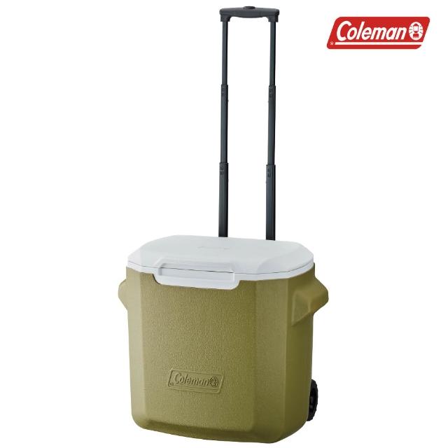 【Coleman】26.5L拖輪冰箱(露營冰箱 戶外冰桶 保冰桶)
