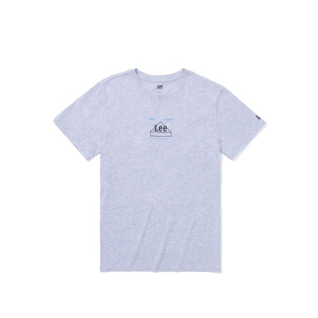【Lee】男裝 短袖T恤 / 胸前三角 LOGO印花 共4色 標準版型(LB402026)