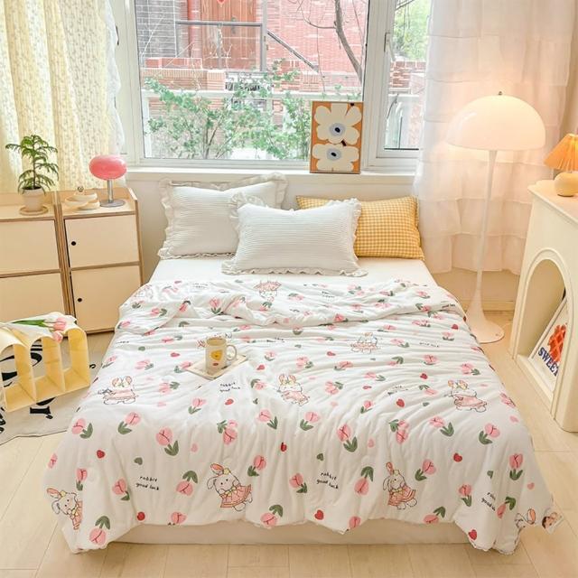 【寢聚 Sleep Club】買一送一 韓系針織棉雲朵被 四季被 棉被 涼被 多色任選(雙人被 150x200cm)