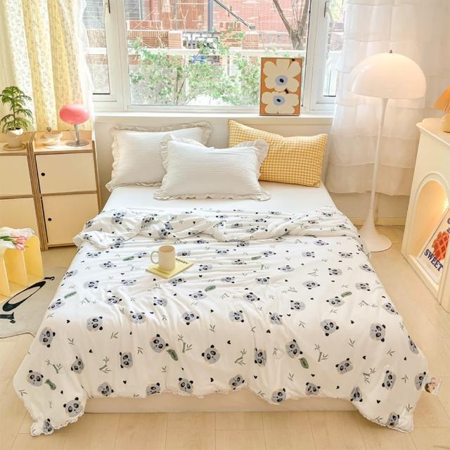 【寢聚 Sleep Club】買一送一 韓系針織棉雲朵被 四季被 棉被 涼被 多色任選(雙人被 150x200cm)