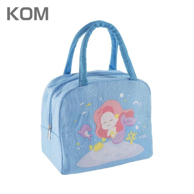 【KOM】夢想系列｜不鏽鋼兒童雙層隔熱碗2入組(碗*2+304湯匙*2+水壺*1+便當袋*1 夢想系列)
