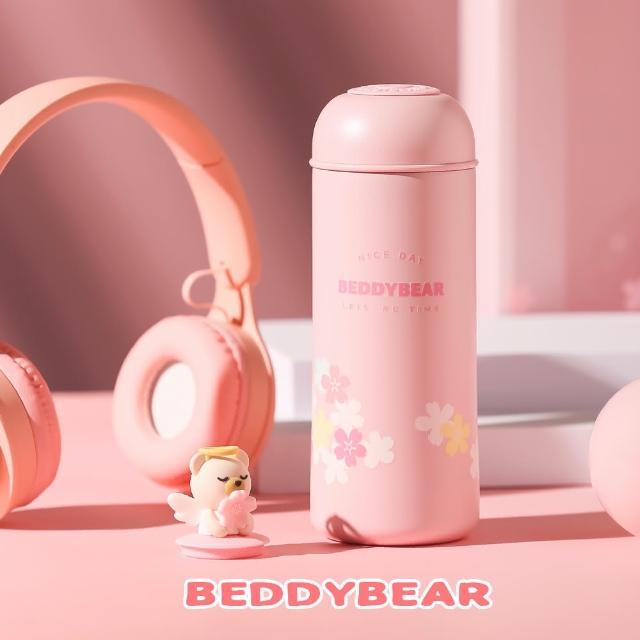 【BEDDY BEAR 杯具熊】BEDDYBEAR 櫻花物語316不鏽鋼保溫瓶 直飲保溫杯350ml(櫻花)
