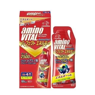 【Ajinomoto 味之素】aminoVITAL aminoShot 胺基酸能量飲 3盒裝(4包x3盒 共12包)