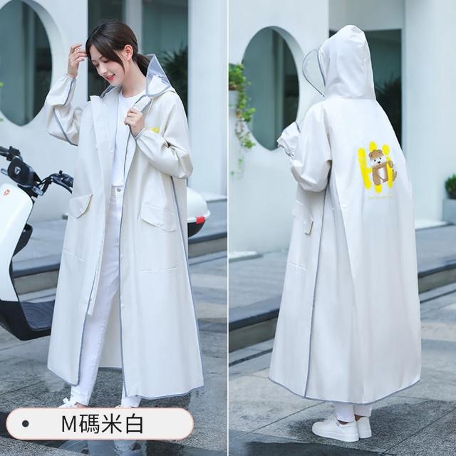 【Mass】成人機車雨衣 EVA連身雨衣 手套一體式防水雨披 大帽檐 雙門襟防雨