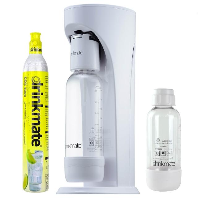 【美國Drinkmate】Rhino410 犀牛機 氣泡水機 (消光黑/珍珠白/土耳其藍)