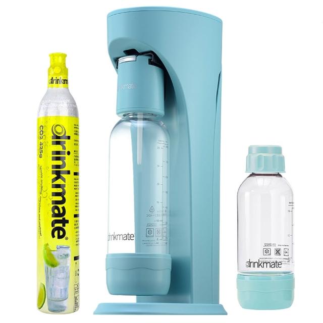 【美國Drinkmate】Rhino410 犀牛機 氣泡水機 (消光黑/珍珠白/土耳其藍)