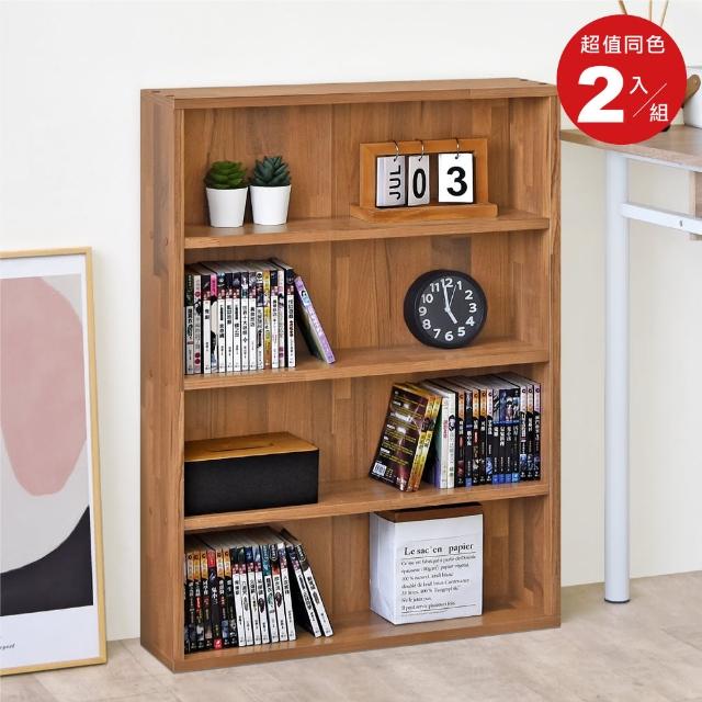 【HOPMA】日系開放式漫畫收納書櫃〈2入〉台灣製造 大容量四層 置物書架 收藏展示