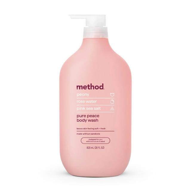 【method 美則】感官沐浴乳系列828ml(純粹寧靜 就是滋潤 藍色氣息)