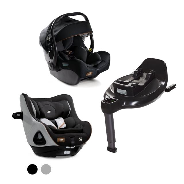 【Joie】Encore安可超進化汽座/旋轉汽座3件組(嬰兒提籃汽座+0-4歲全方位汽座+旋轉底座)