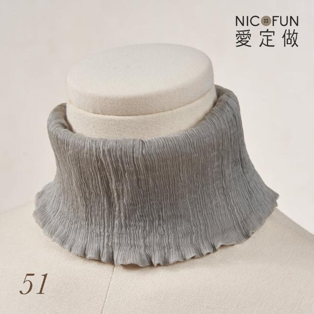 【NicoFun 愛定做】木質系17 黑暗紅柳葉絲 百搭圍脖 圍巾 100%桑蠶絲 真絲(silk四季圍脖 圍巾 領巾 髮帶)