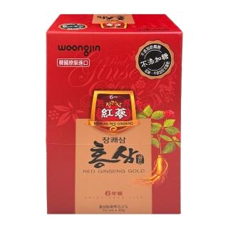 韓國原裝進口 熊津 紅蔘飲 8入/盒(紅蔘飲/無糖紅蔘飲)