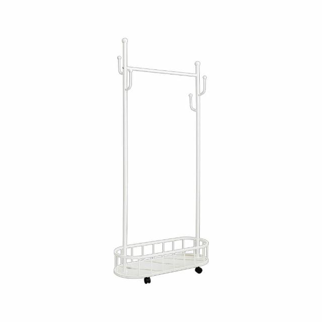 【dayneeds 日需百備】奧斯本多功能輕奢衣帽架 兩色可選(可移動/落地衣架/掛衣架/輕奢風)