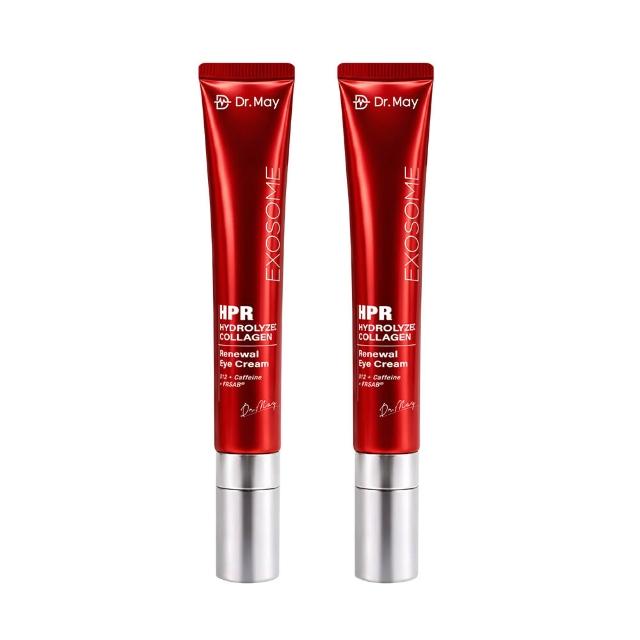 【Dr. May 美博士】B12紅膠原新生撫紋眼霜20ml兩入組(紅外泌眼霜/紅熨斗眼霜)