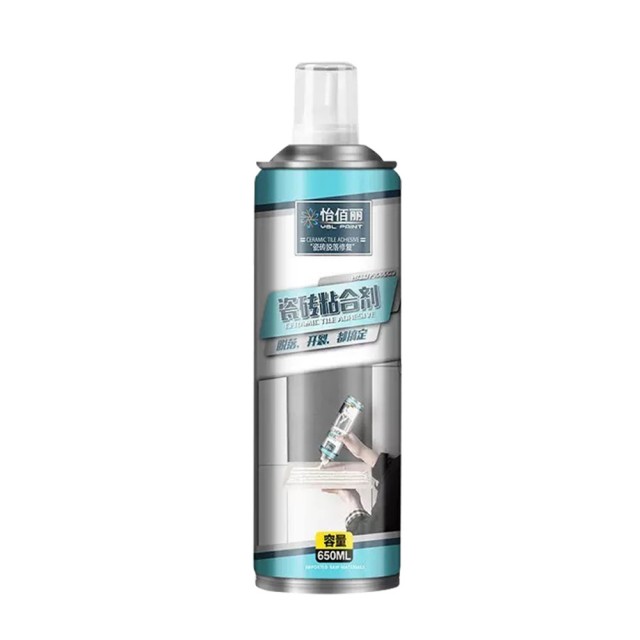 【kurumapop】瓷磚空鼓修補劑 650ml(免拆自噴滲透/磁磚黏合膠/灌縫膠/地磚背膠劑)