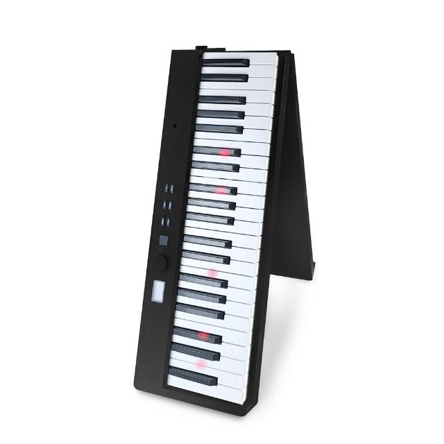【Konix】88鍵摺疊式電子鋼琴 Midistorm(LED智慧燈光學習 可攜式電子琴 MIDI鍵盤魔光琴)
