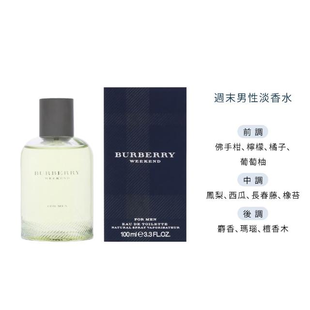 【BURBERRY 巴寶莉】淡香精/淡香水 100ml(粉紅風格/倫敦男性/週末女性/週末男性.多款任選)