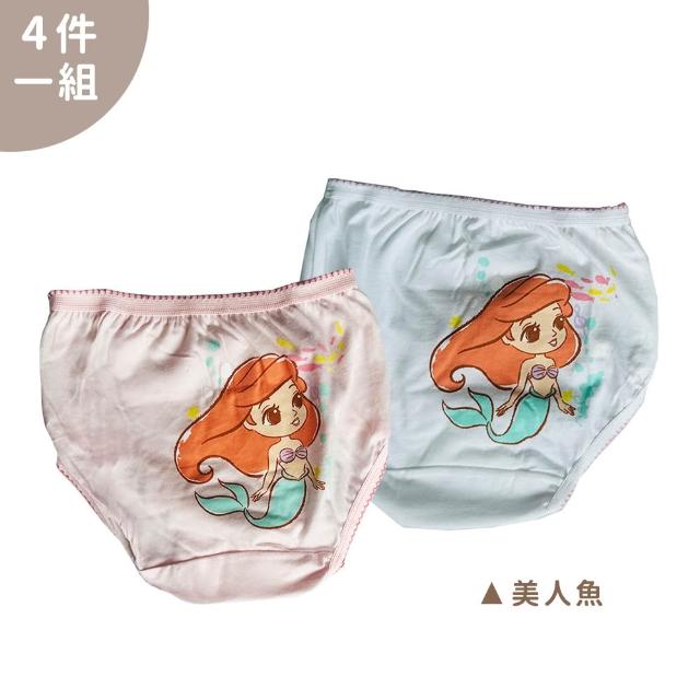 【Oluna 歐露娜】台灣製 三麗鷗 授權 女童卡通內褲 大耳狗 雪寶 艾莎安娜 貝兒公主 雙子星 美人魚 天竺鼠