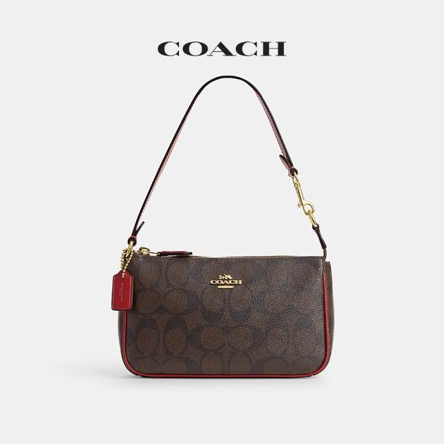 【COACH】蔻馳官方直營 NOLITA 19 經典 SIGNATURE 手袋 手拿包 斜背包 單肩包-2色任選(C3308/CDC37)